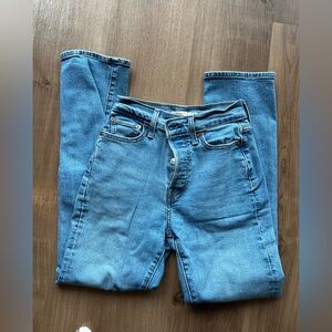 Levi’s Wedgie Straight Blue Jeans